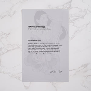 
            
                Charger l&amp;#39;image dans la galerie, Geisha &amp;amp; Flowers - Temporary Tattoo -
            
        